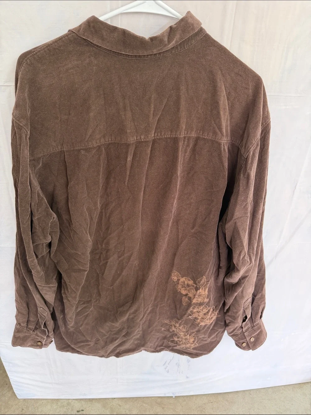 Tommy Bahama Brown Silk Cotton Textured Button-Front Shirt Jacket